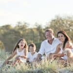 Familia en la montaña